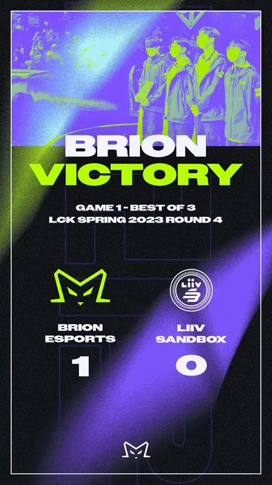 Victory story post